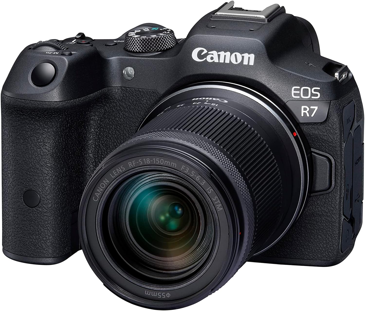 Canon EOS R7 Mirrorless Camera + RF-S 18-150mm F3.5-6.3 IS STM Lens - 32.5 MP, 15 fps | 4K Video, Wi-Fi, Bluetooth | Ideal for Wildlife, Connected High-Res image 1 Canon EOS R7 Mirrorless Camera + RF-S 18-150mm F3.5-6.3 IS STM Lens - 32.5 MP, 15 fps | 4K Video, Wi-Fi, Bluetooth | Ideal for Wildlife, Connected High-Res image 1